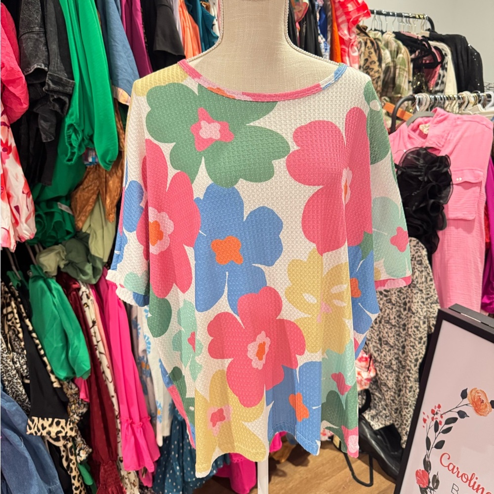 Floral Multicolor Women's Top